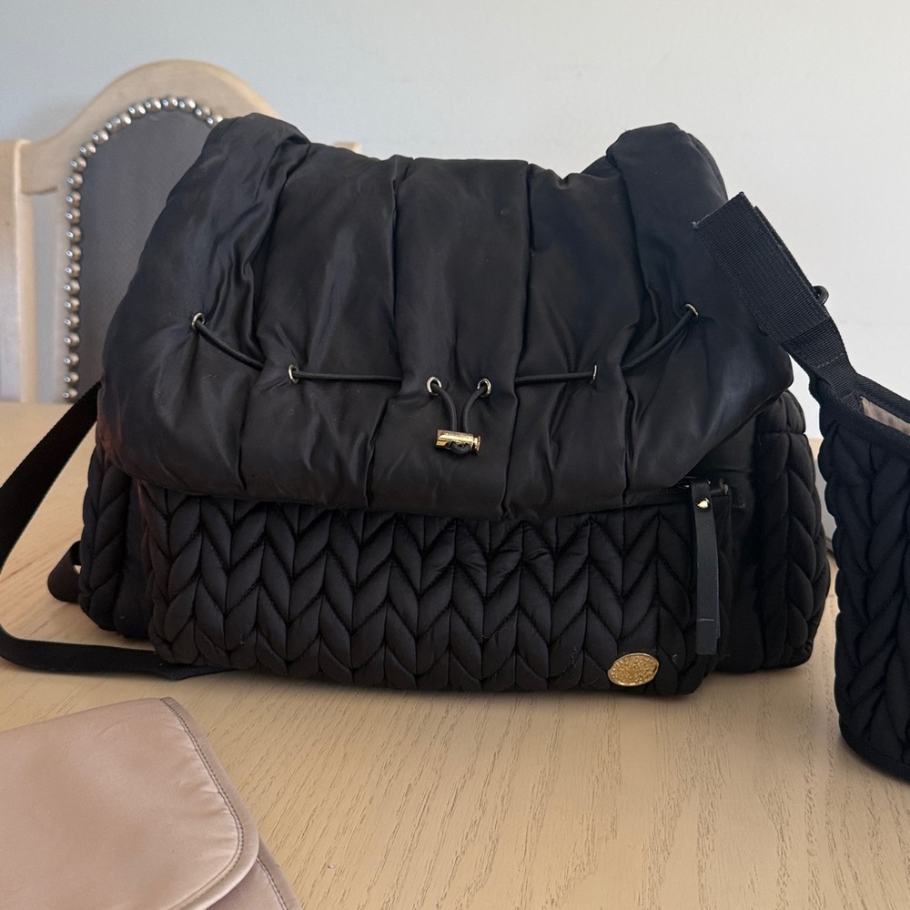 Elegant Black HAPP Women's Bag + stroller bag - Picture 4 of 9